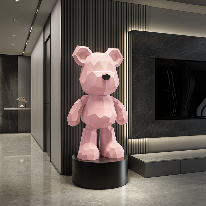 高颜值暴力熊客厅摆设物件电视柜家居创意时尚装饰品大型摆件乔迁