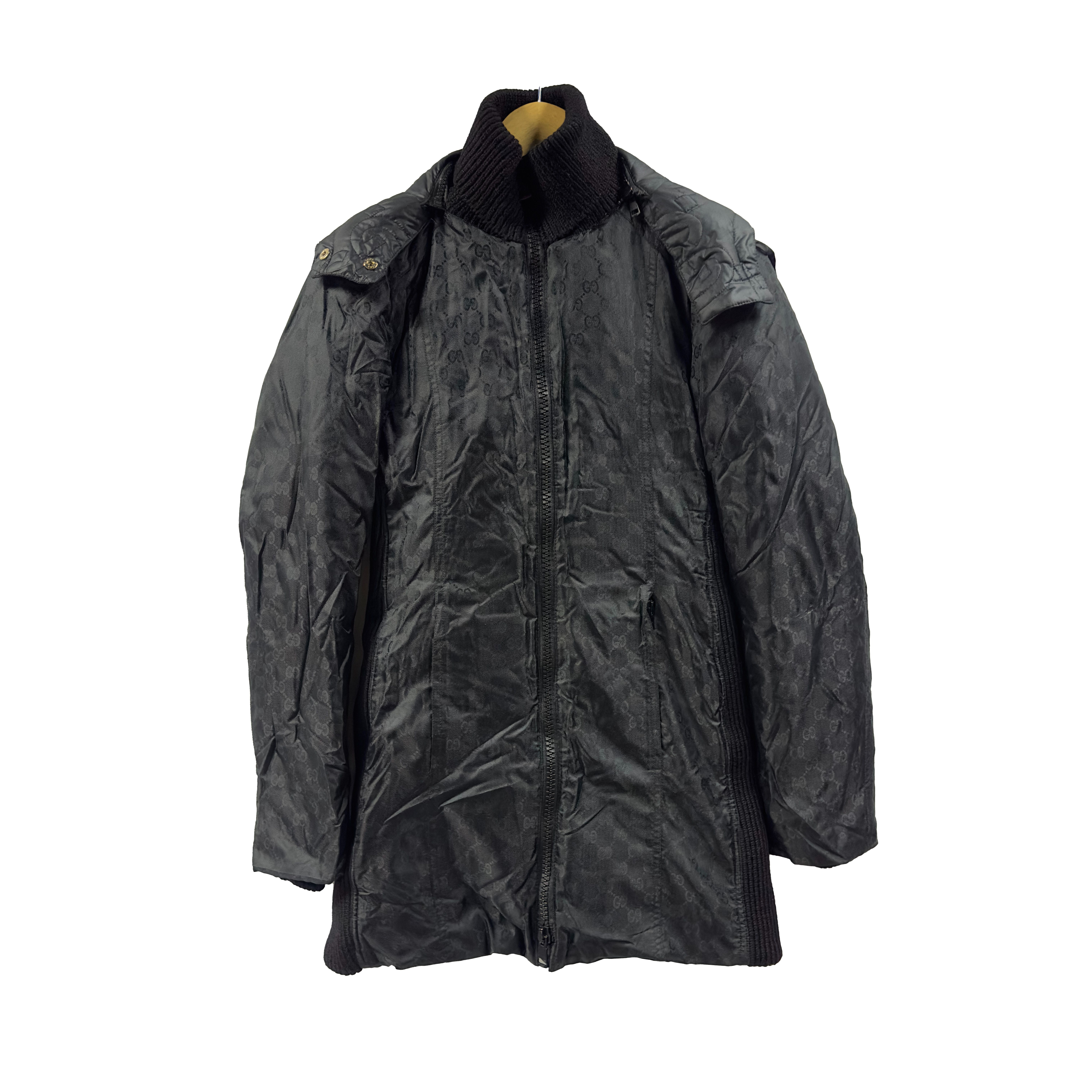 95新 GUCCI/古驰 老花棉服/fy0943