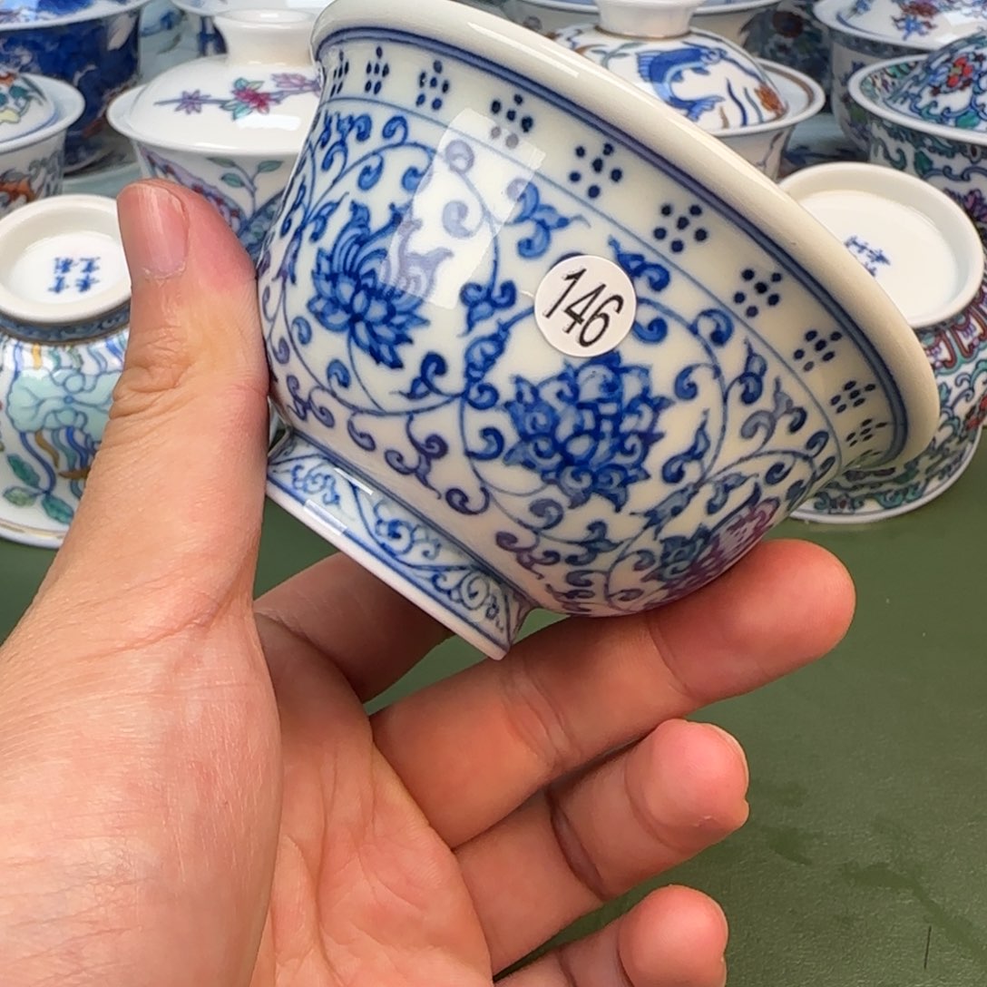 彦祖纯手工手绘茶具146