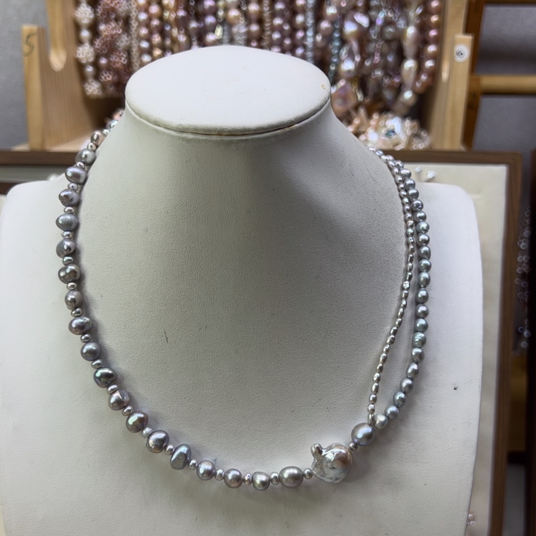 淡水珍珠合金手绳