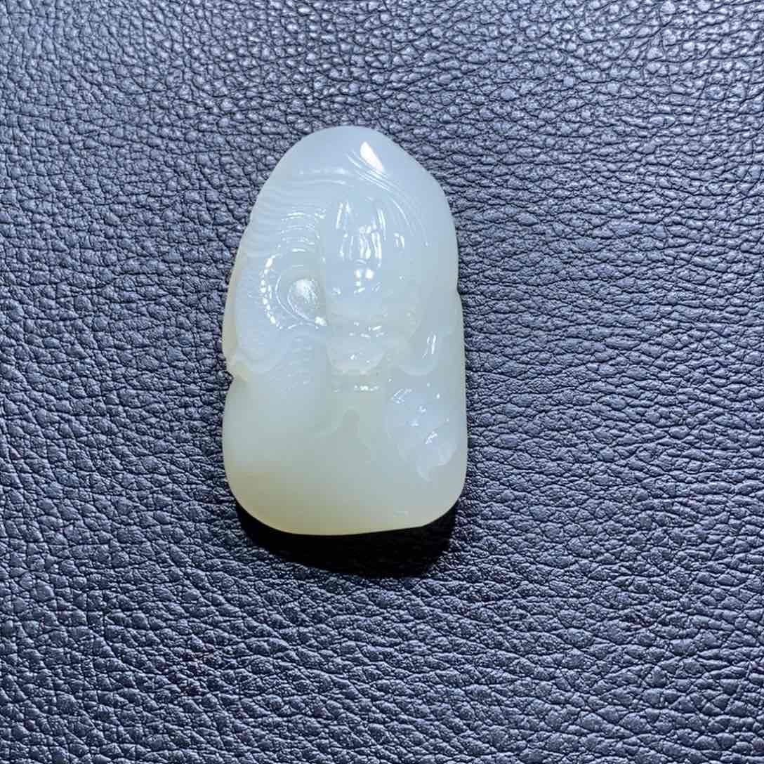 和田玉颈饰未镶嵌萌***记