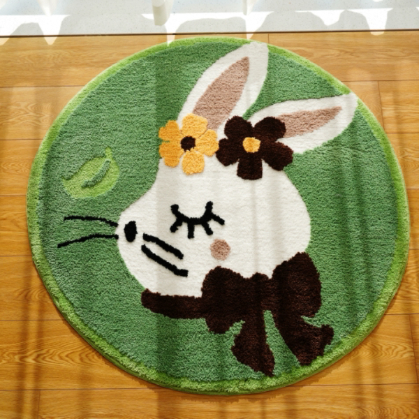 卡通簇绒地毯加厚客厅茶几卧室床边毯飘窗垫地垫