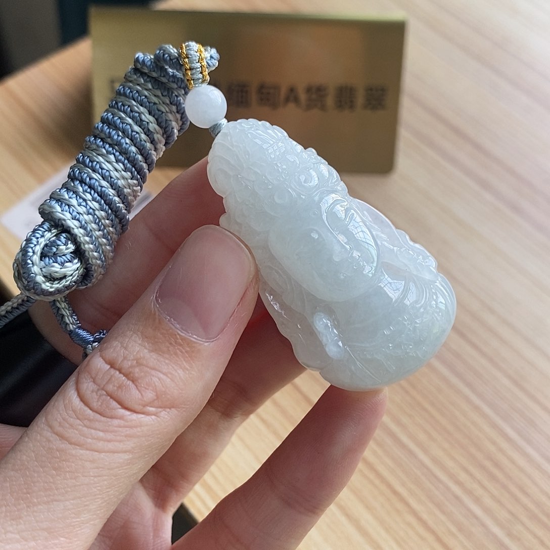 【闪购商品】颈饰未镶嵌翡翠天然缅甸A货翡翠