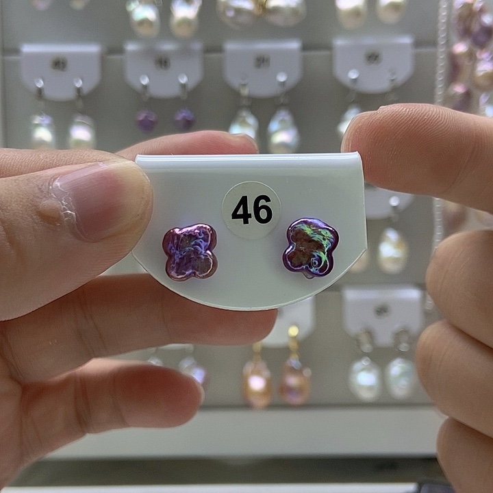 淡水珍珠银S925镶嵌颈饰46