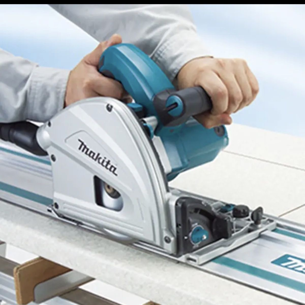 牧田SP6000J轨道锯切入式直线电圆锯木工切割多功能手提锯圆盘锯