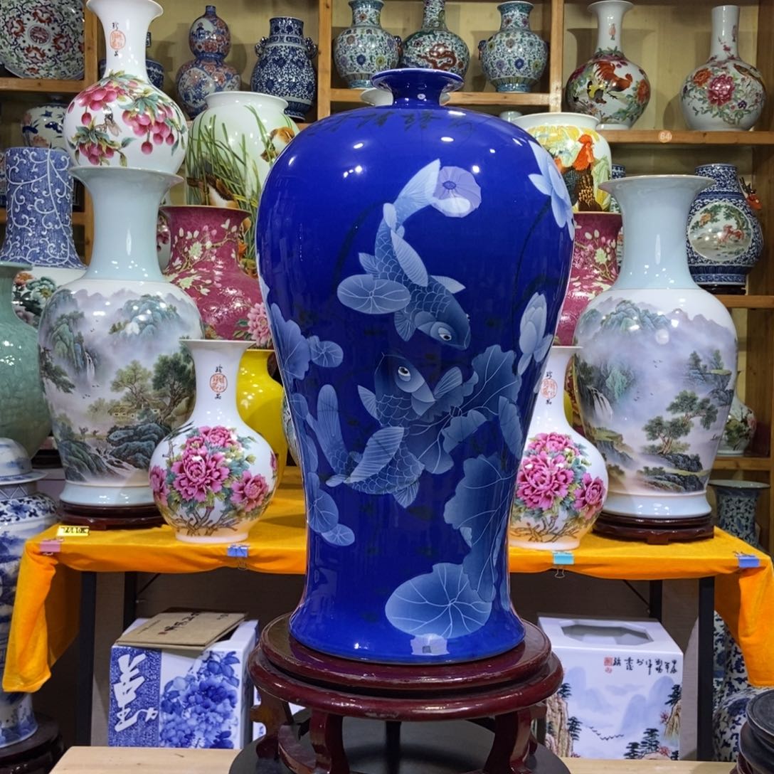 景德镇陶瓷花瓶摆件