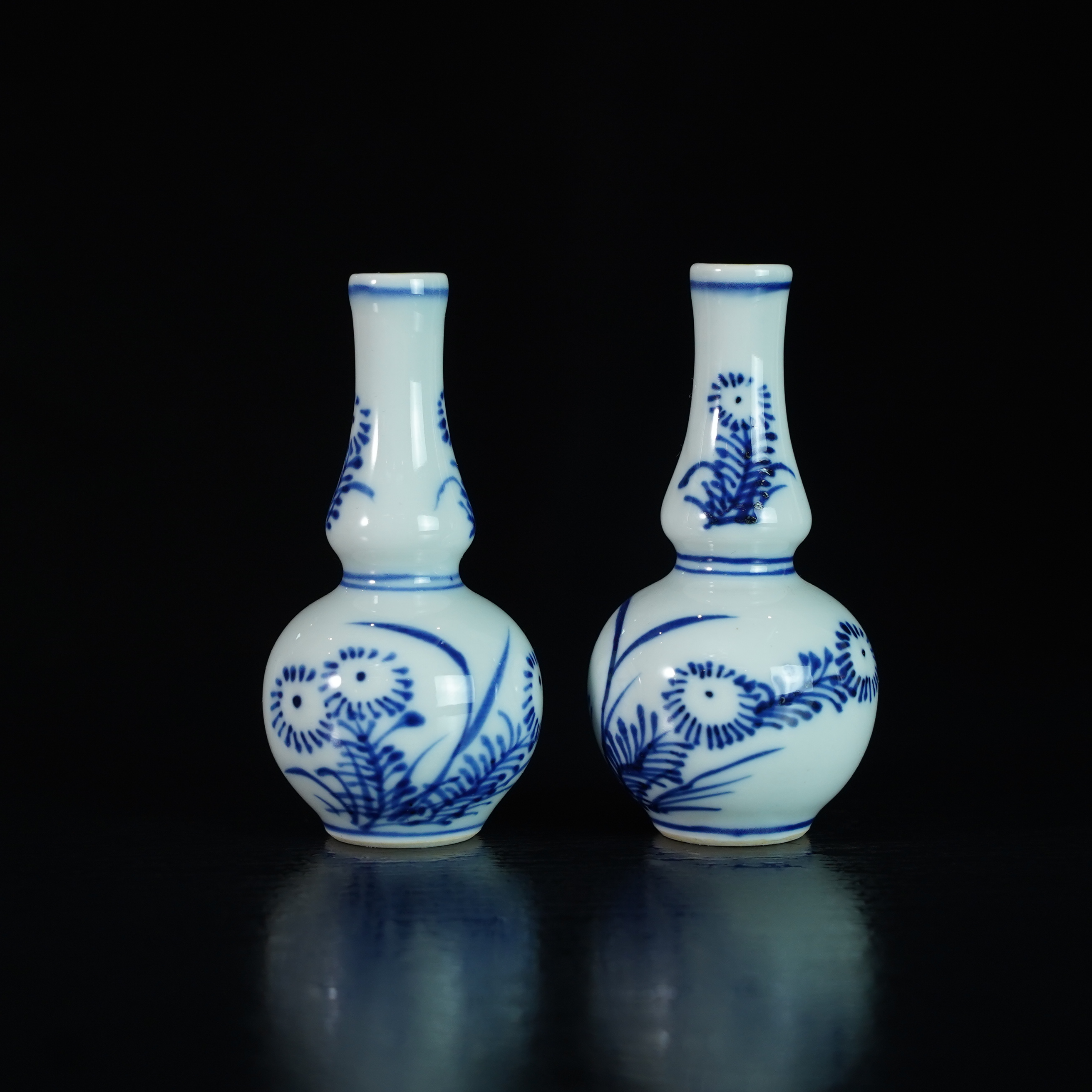 清康熙葫芦瓶一对【古董拍卖】