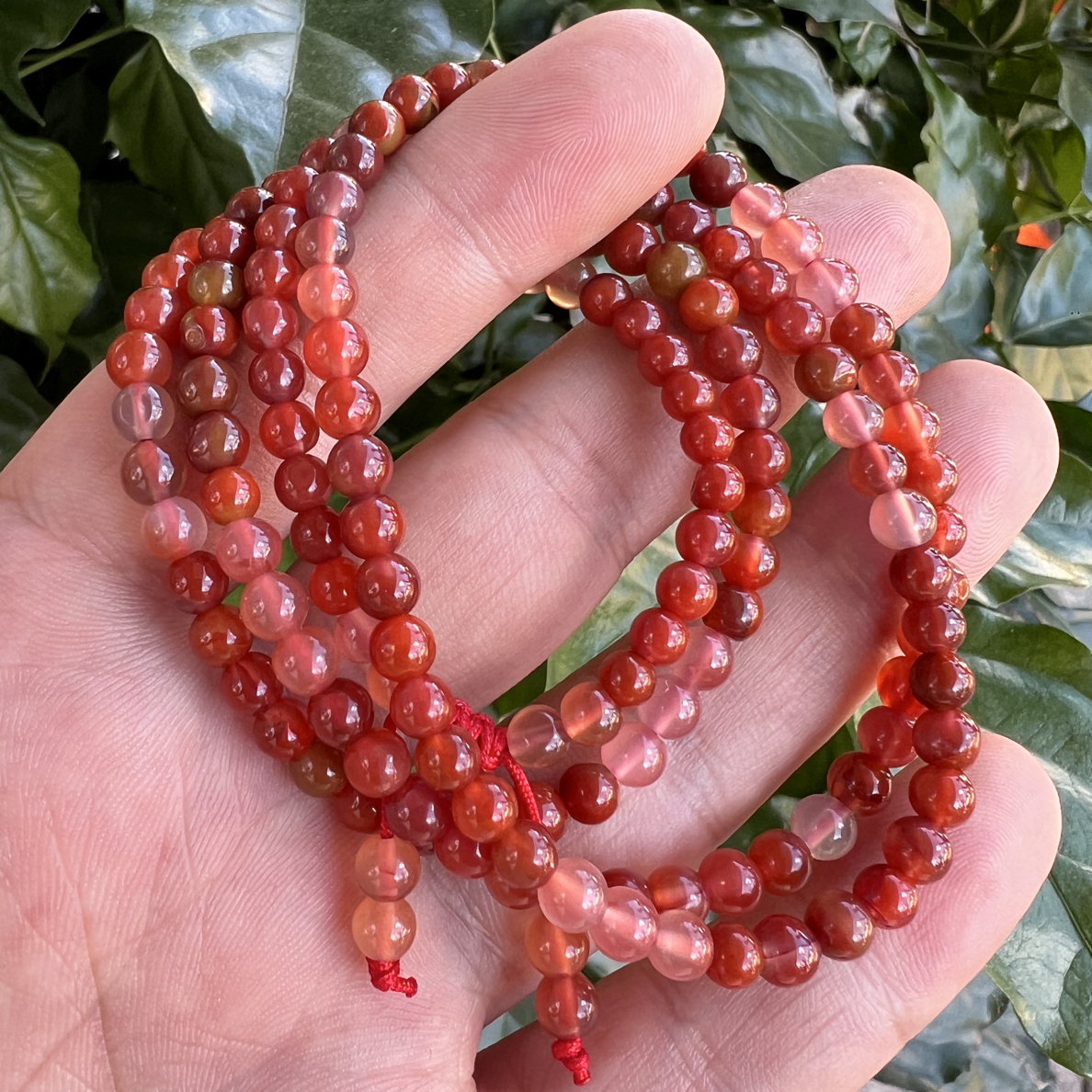 【南红兄弟】女款飘花项链多圈手链简约清新时尚百搭多样性发一串