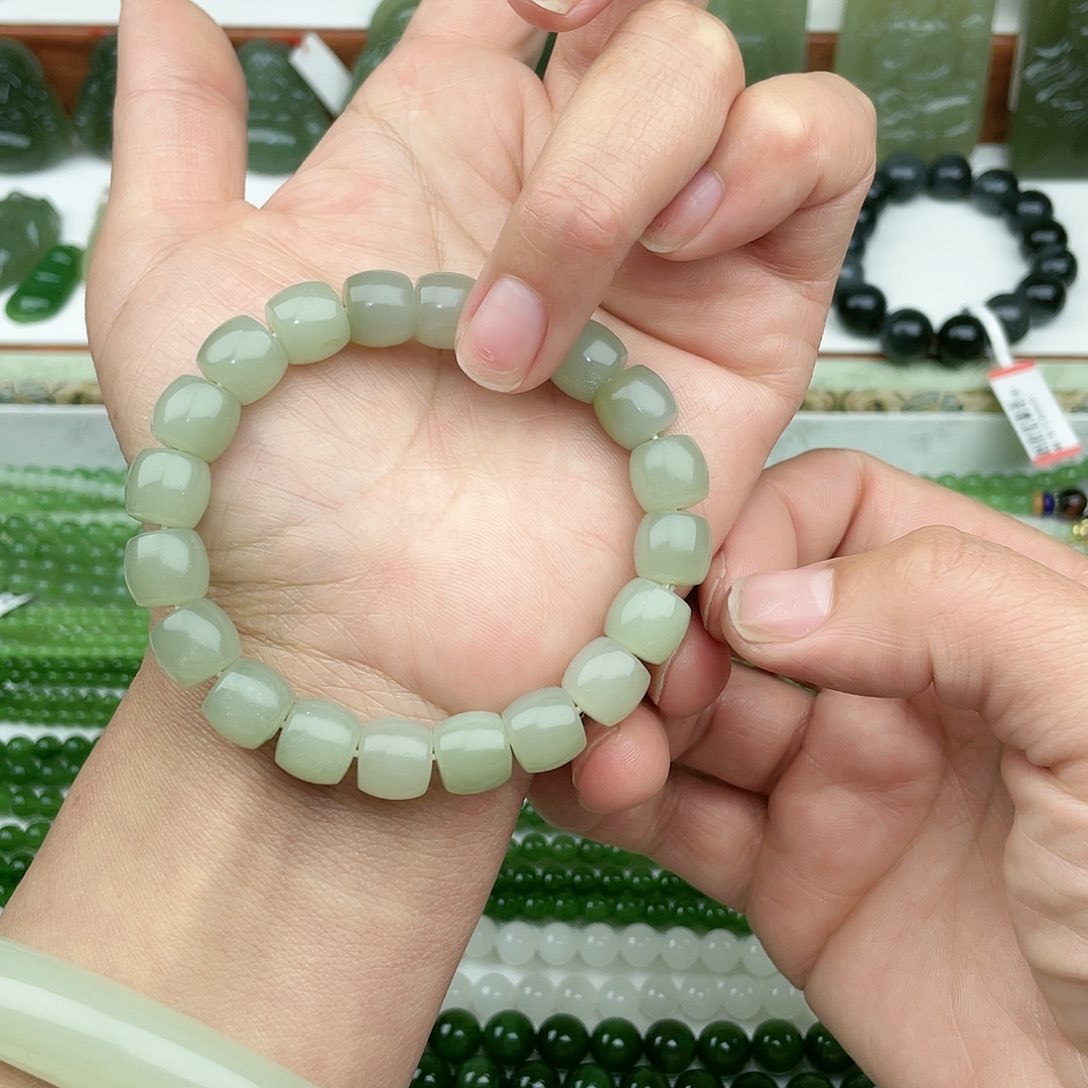 和田玉手串未镶嵌