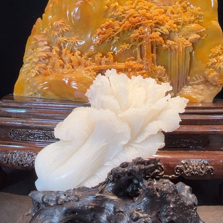 寿山石恢**状寿山石摆件