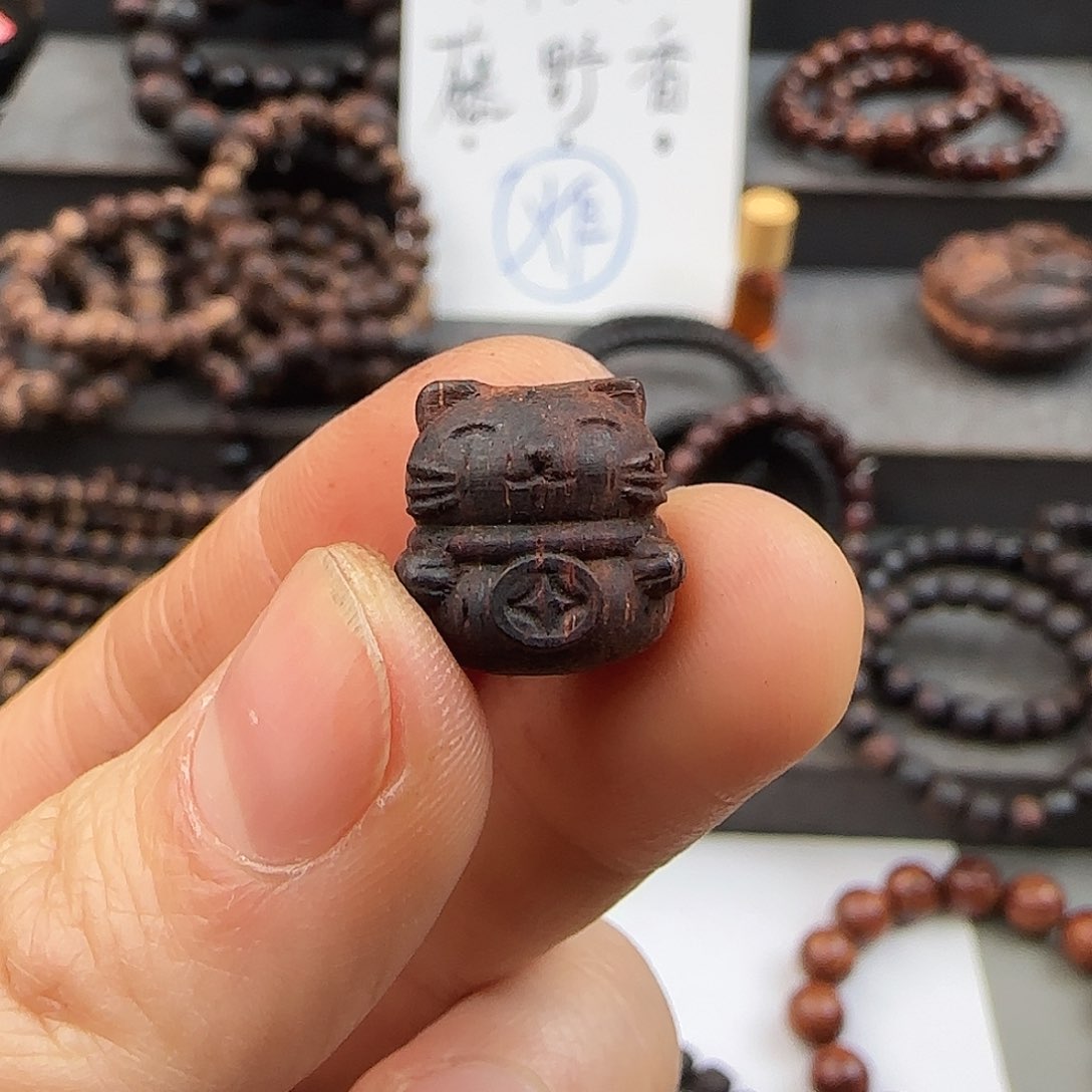 降真香手串/手链软油财喵喵