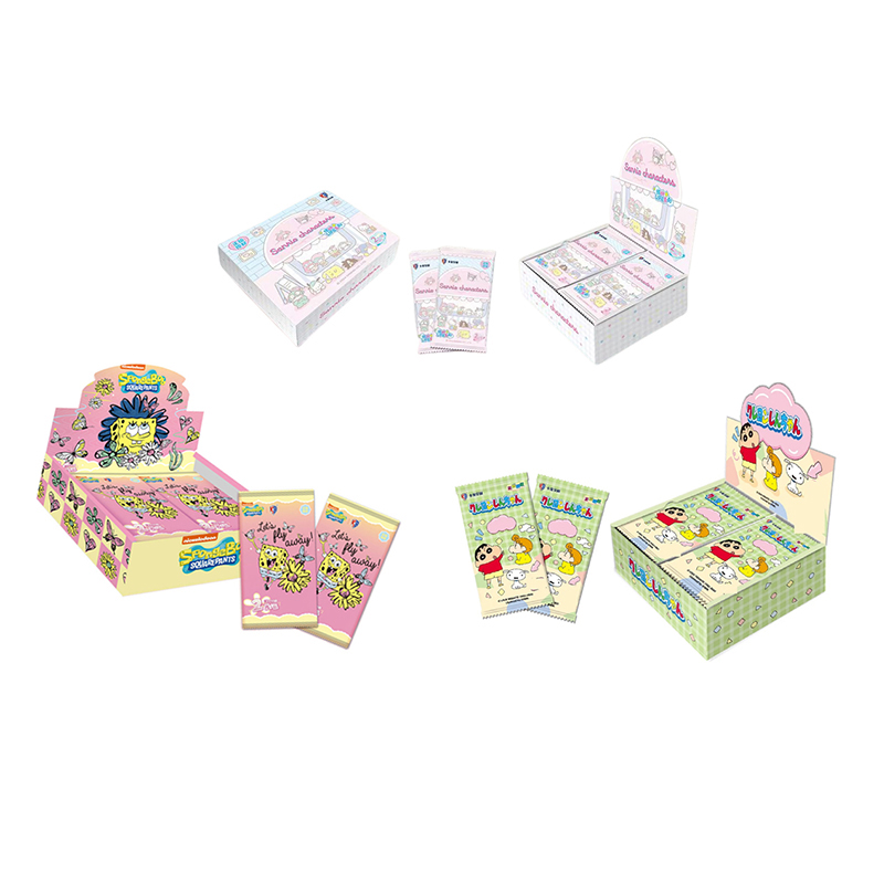 【亏米浮浮】正版三丽鸥/海绵宝宝/蜡笔小新收藏卡牌盲盒（默认代拆）