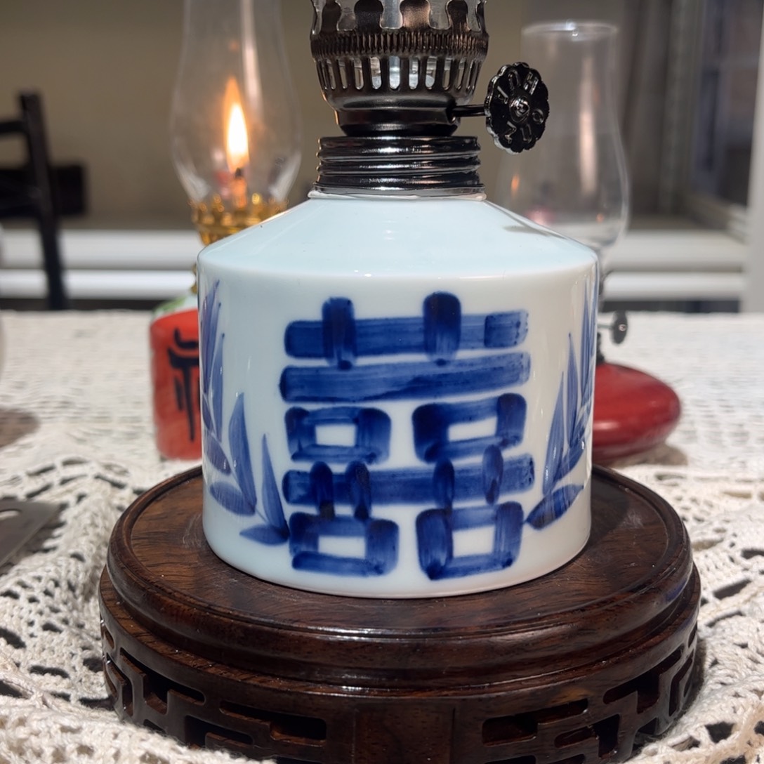 摆件景德镇陶瓷香薰灯