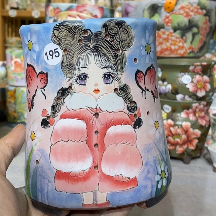 红陶景德镇艺术手绘作品