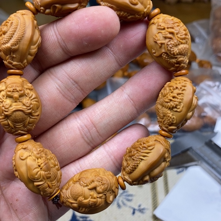 橄榄核手串/手链橄榄核雕工艺手串