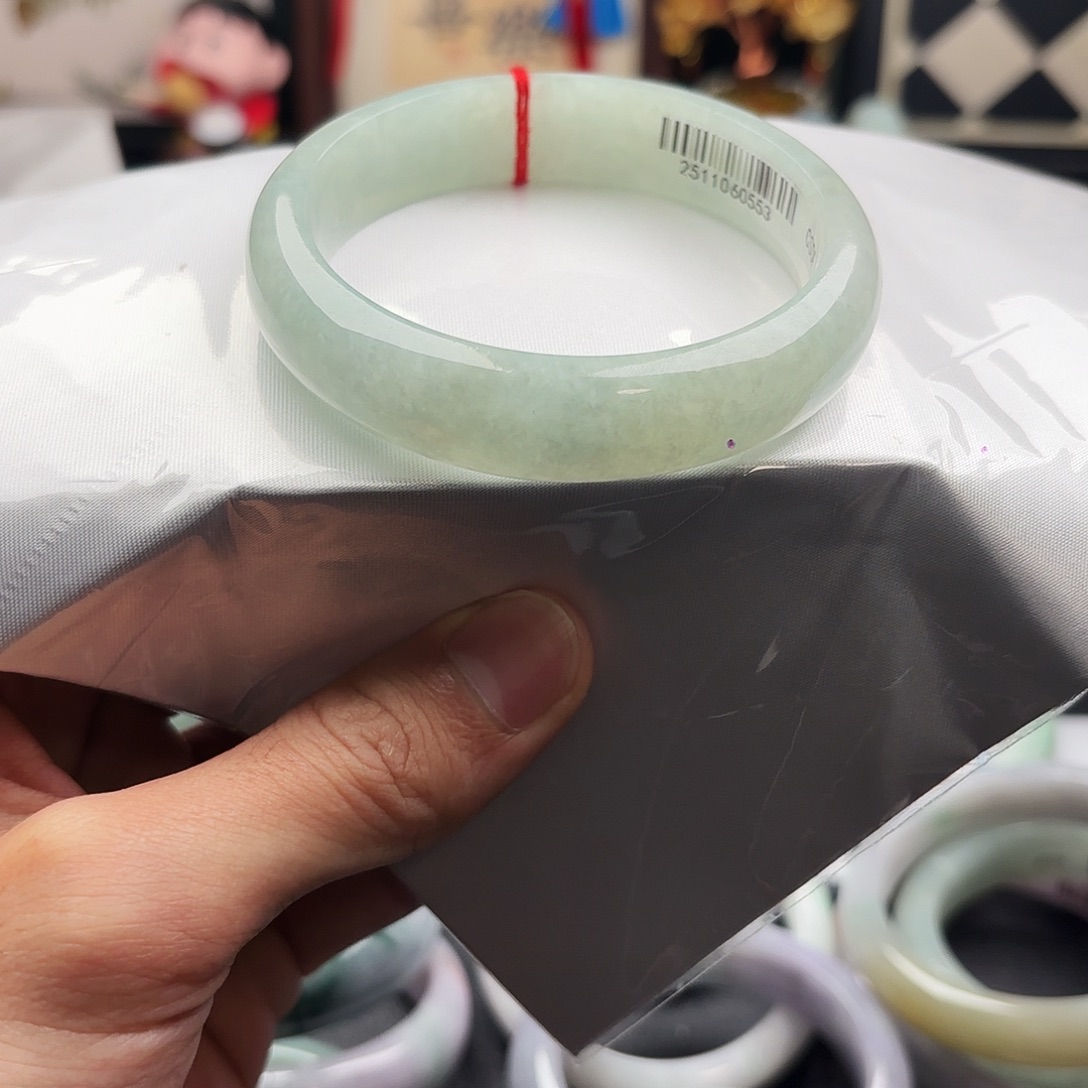 翡翠未镶嵌手镯5960 141