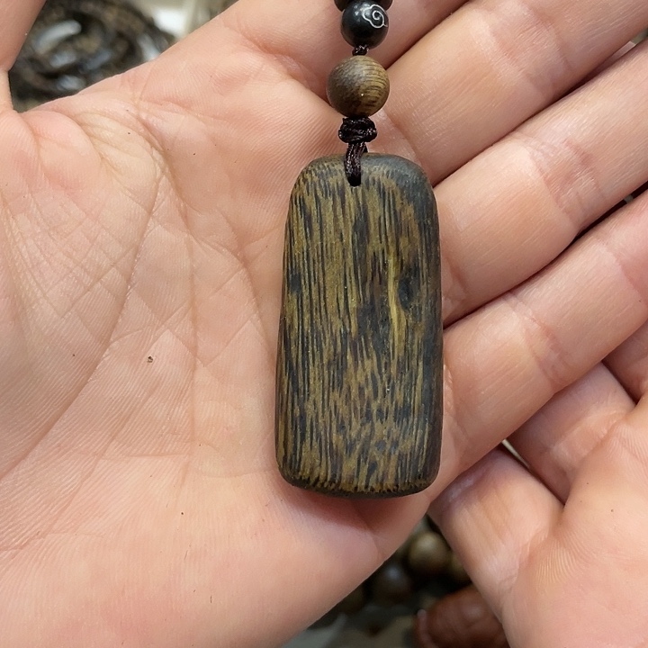 沉香吊坠L*H奇楠挂件红油老料