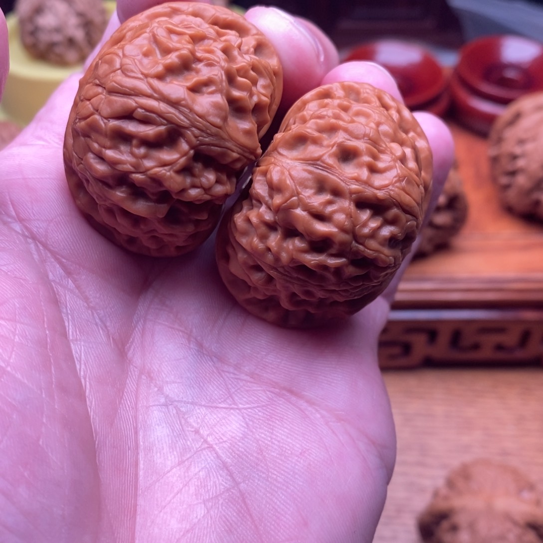 文玩核桃把件禹*宫灯