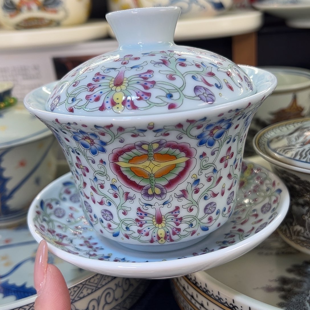 盖碗很漂亮我很喜欢