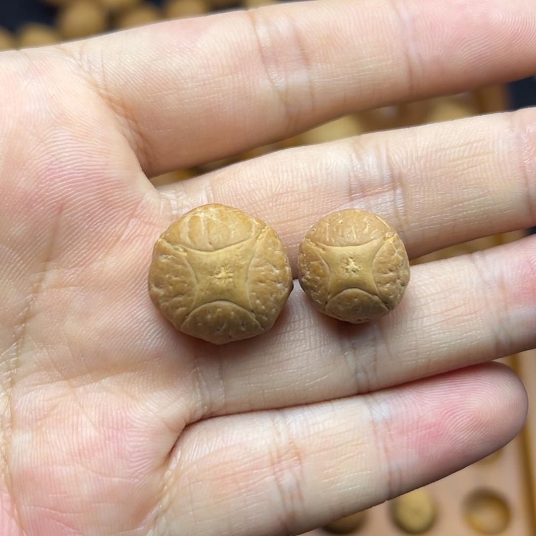 凤眼菩提手串三通19.3 顶珠14.8