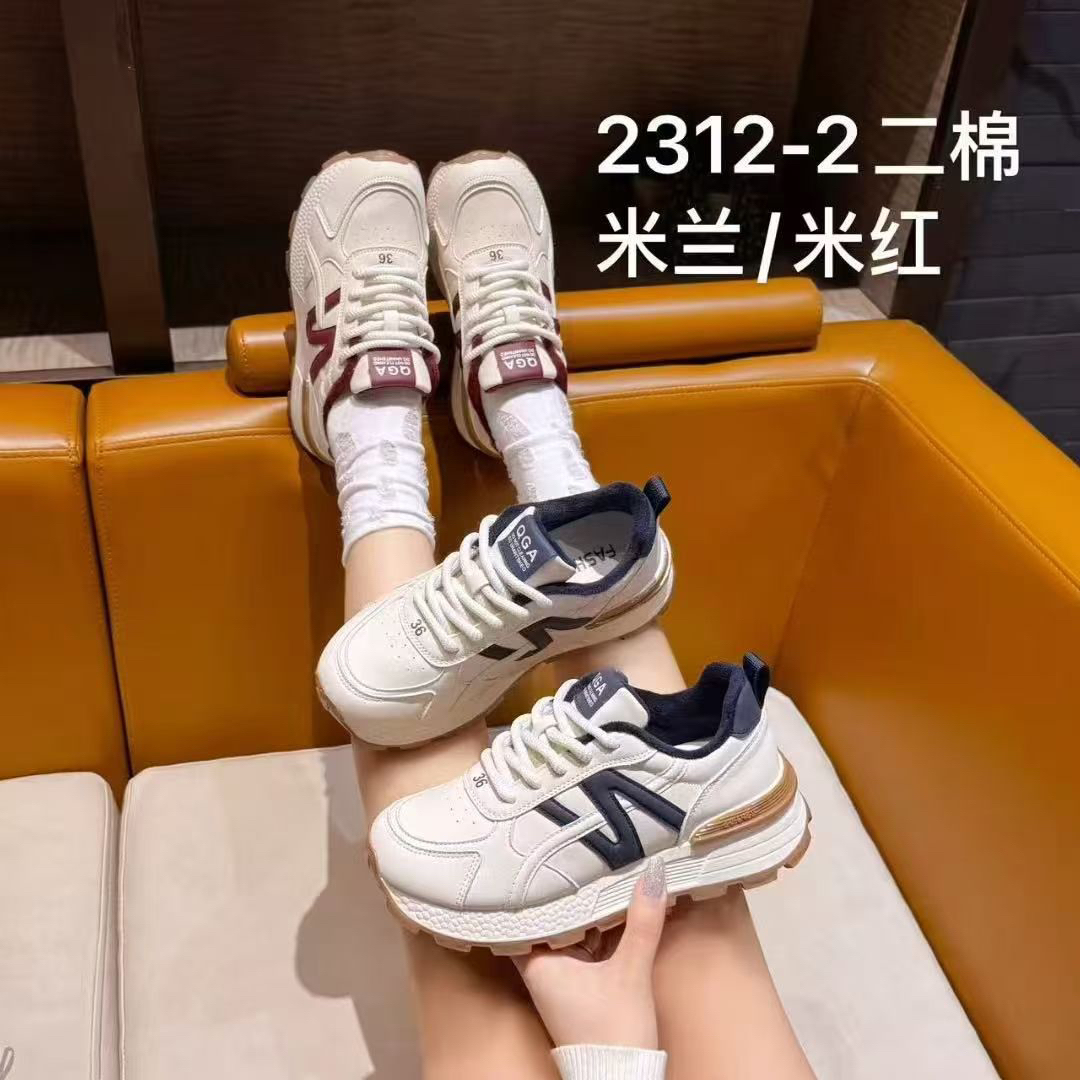 新款二棉阿甘鞋女款百搭