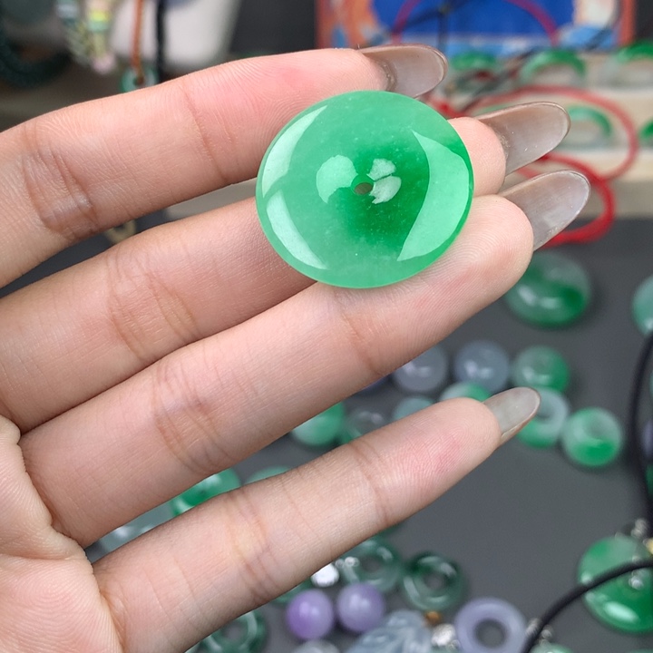 j***s平安扣吊坠项链挂坠