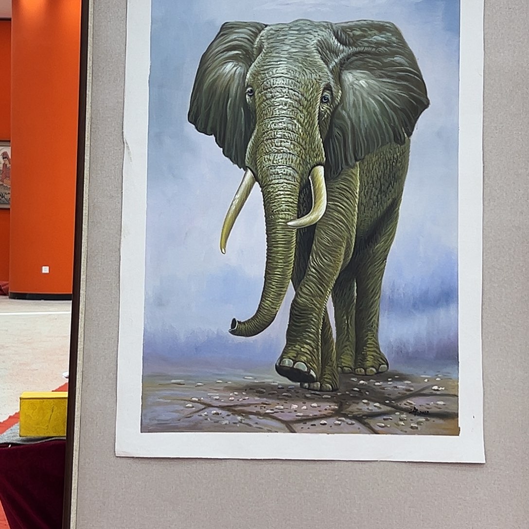 国画二郎展览原作