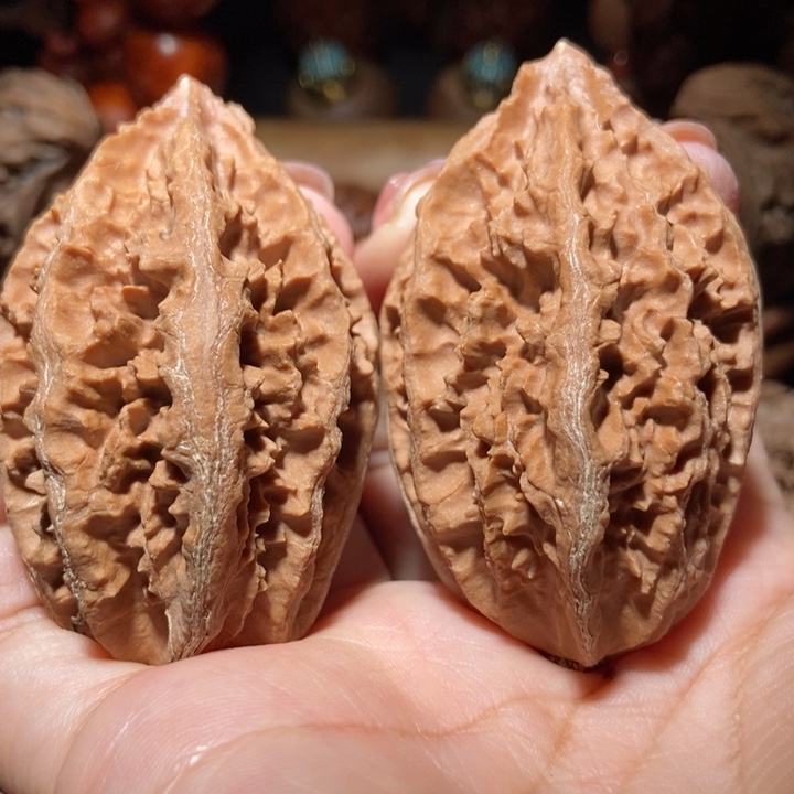 把件文玩核桃东北楸子小雪109