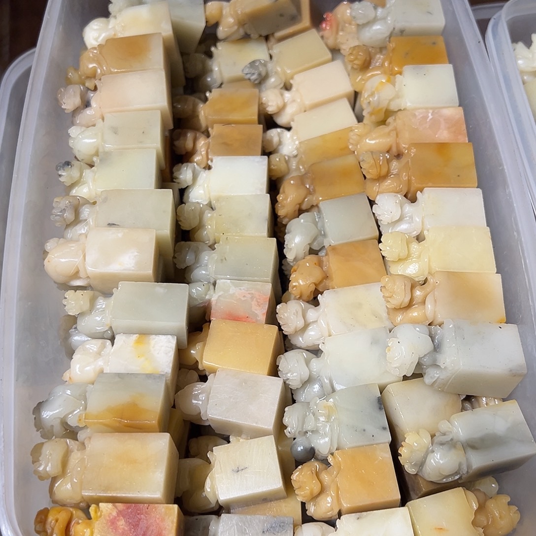 寿山石随机批发10个