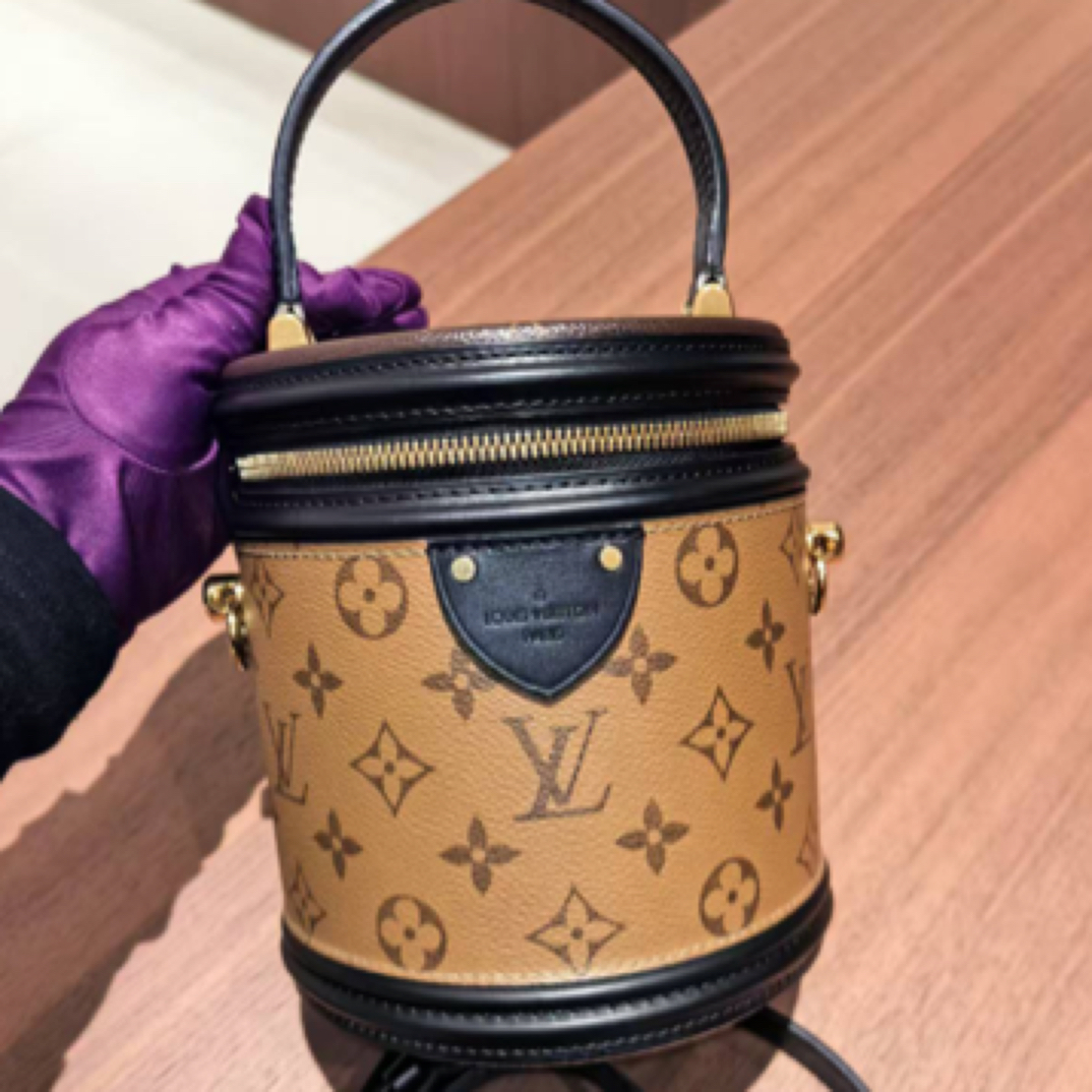 95新 LouisVuitton/路易威登 Lv 老花 发财桶