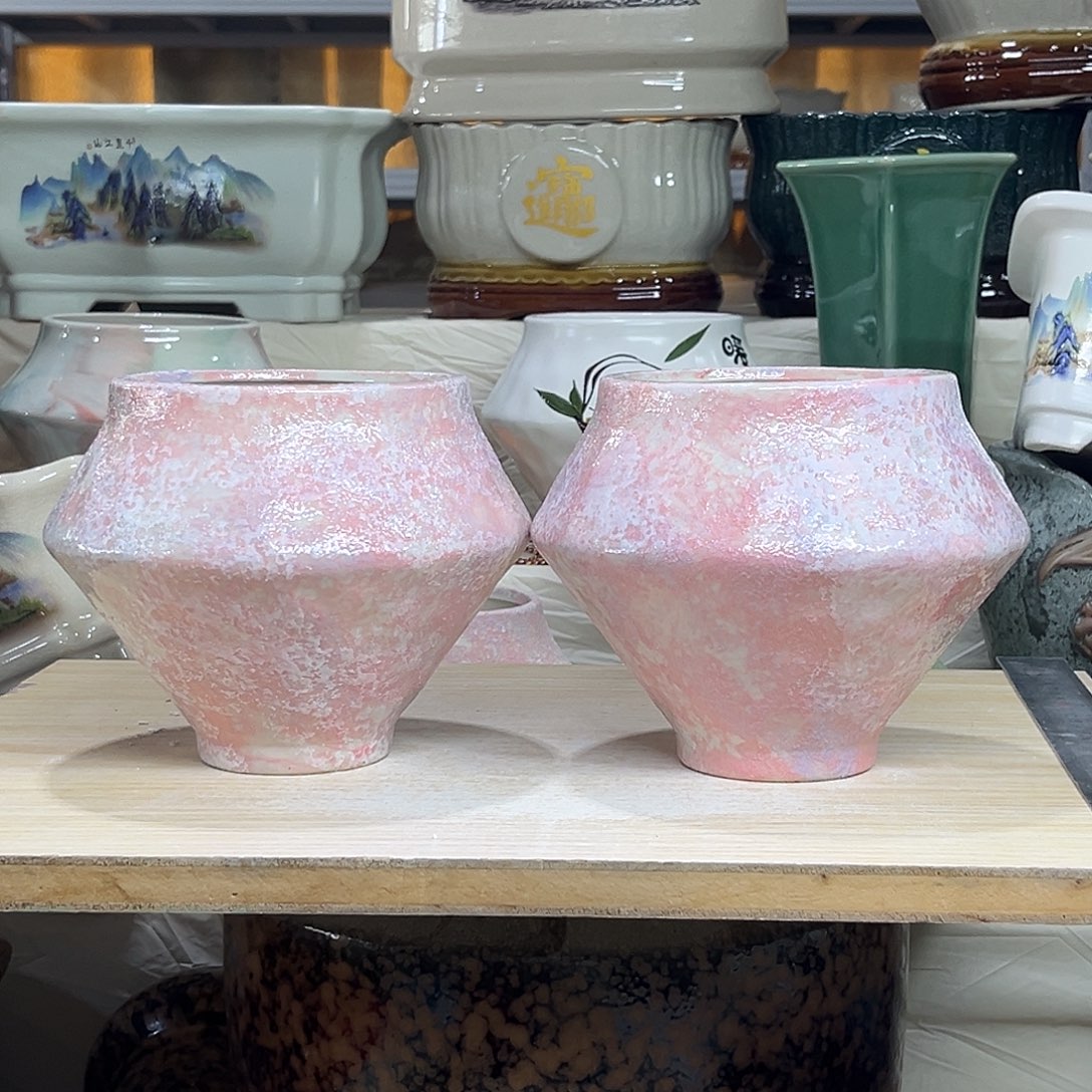 陶瓷绿植多肉微瑕花盆外口径：11*14