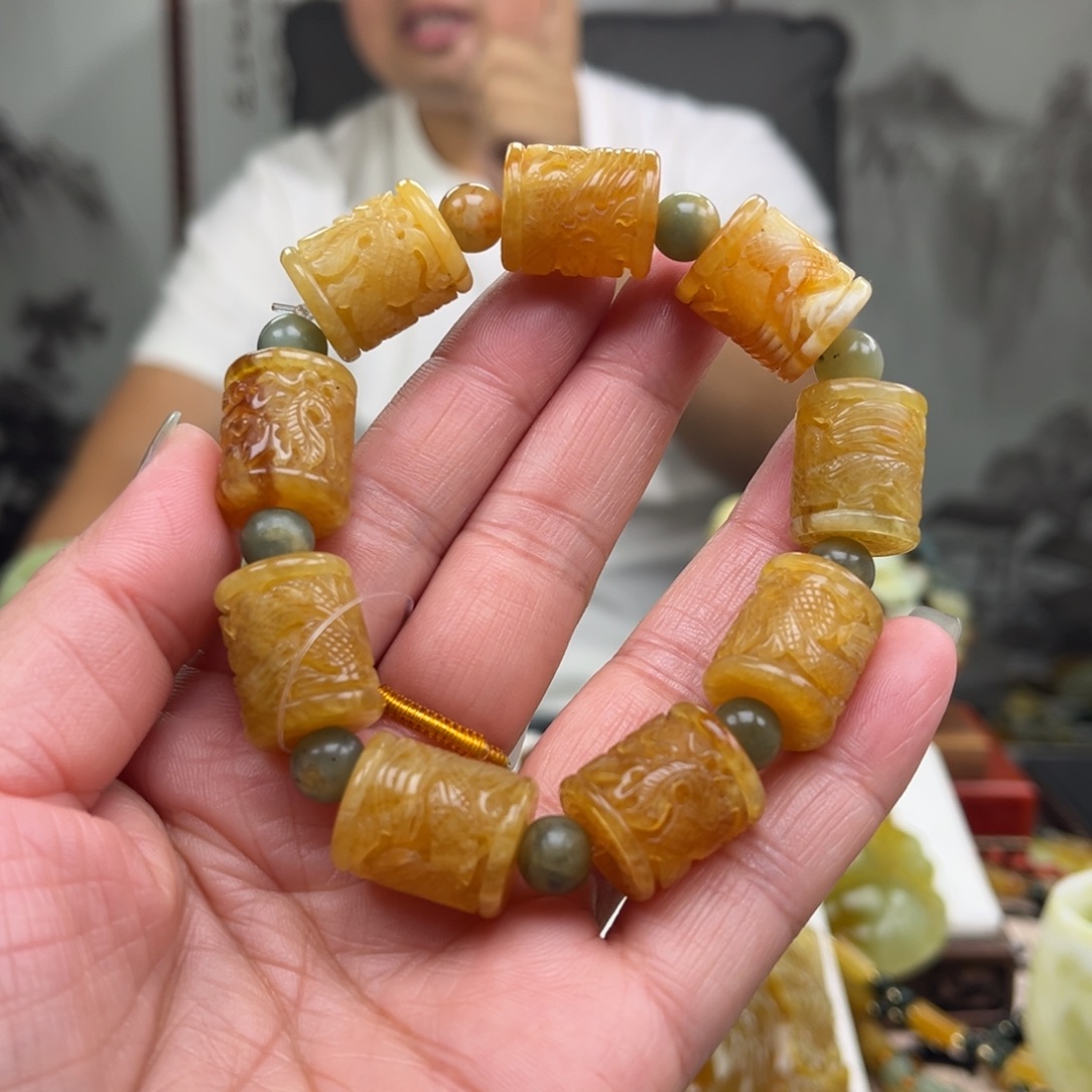 岫玉未镶嵌挂件挂件
