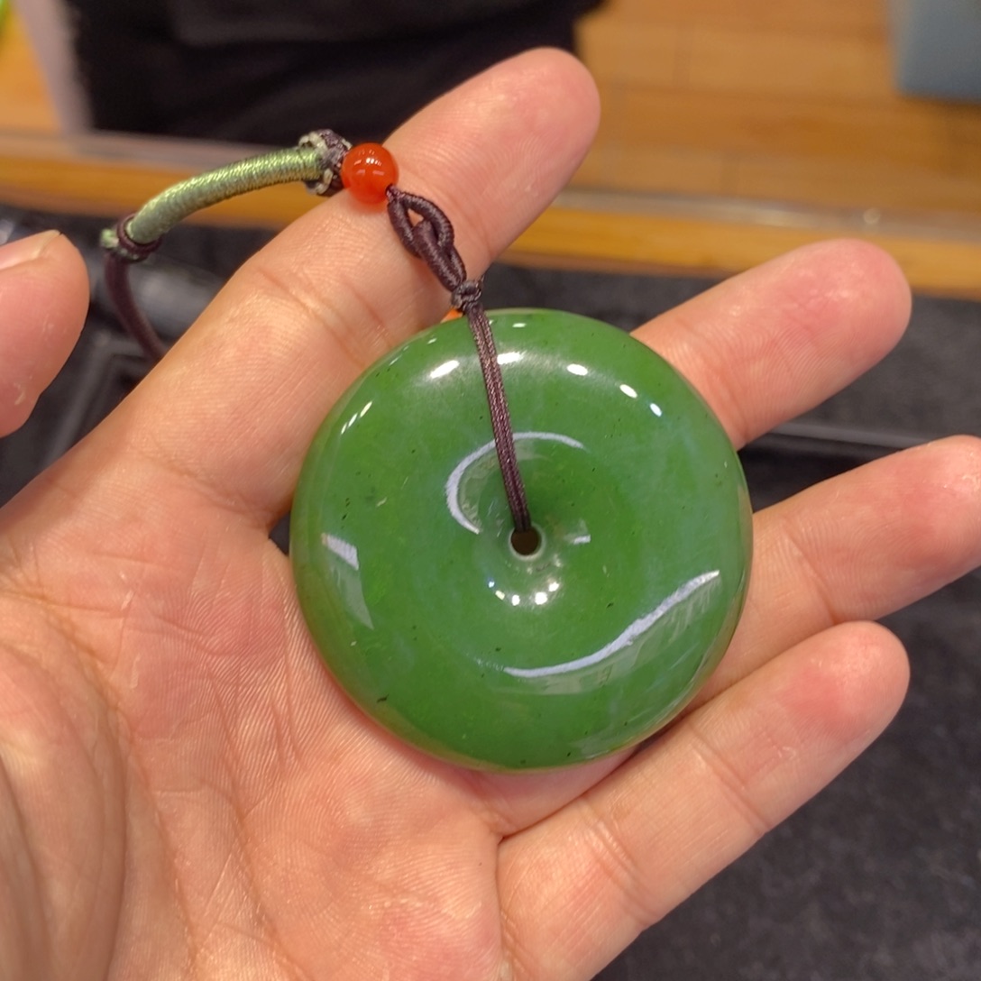 和田玉（碧玉）颈饰未镶嵌