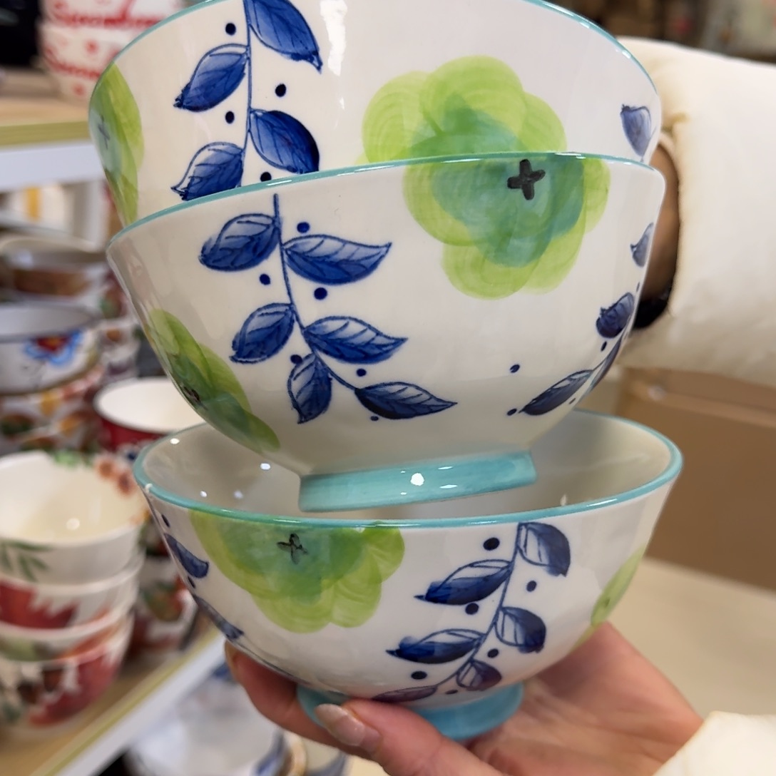 陶瓷清仓面碗3只，看图