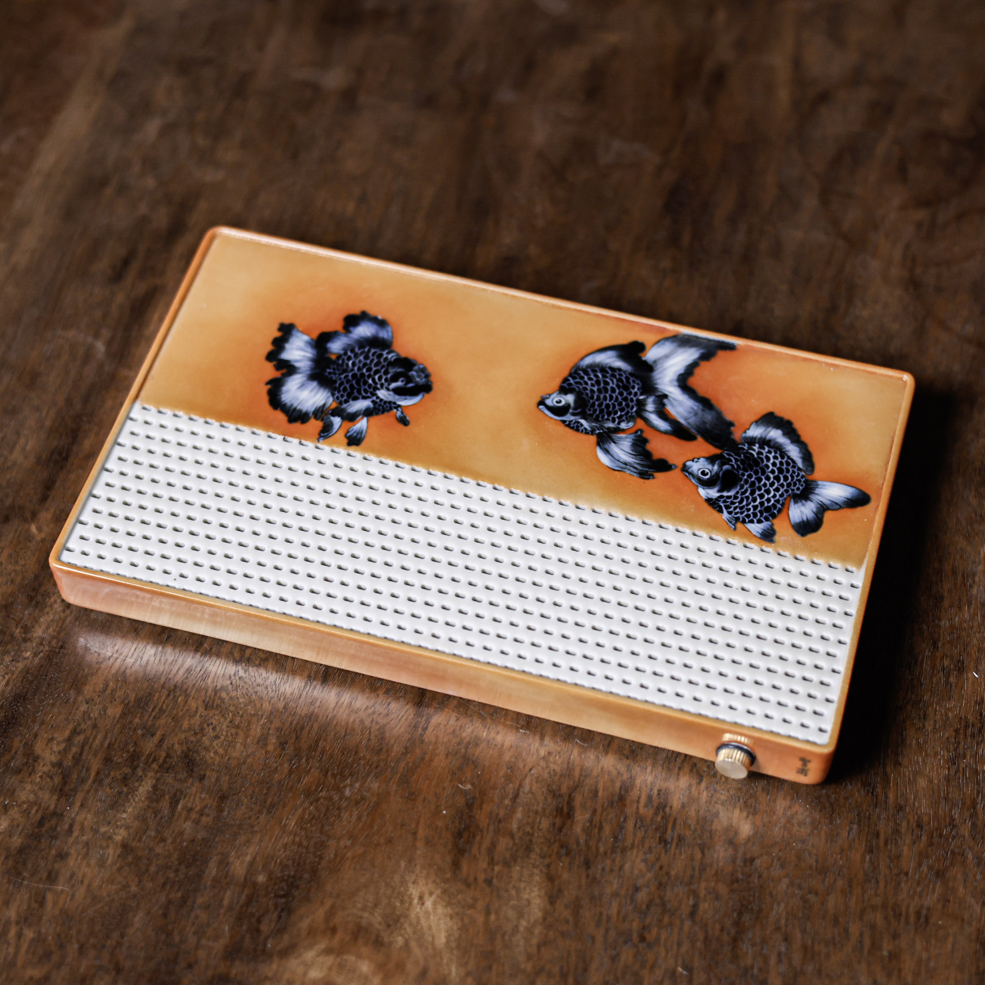 【非遗好物】 金玉满堂-聖甫-茶盘-尺寸20CM*10CM（聖甫0123）