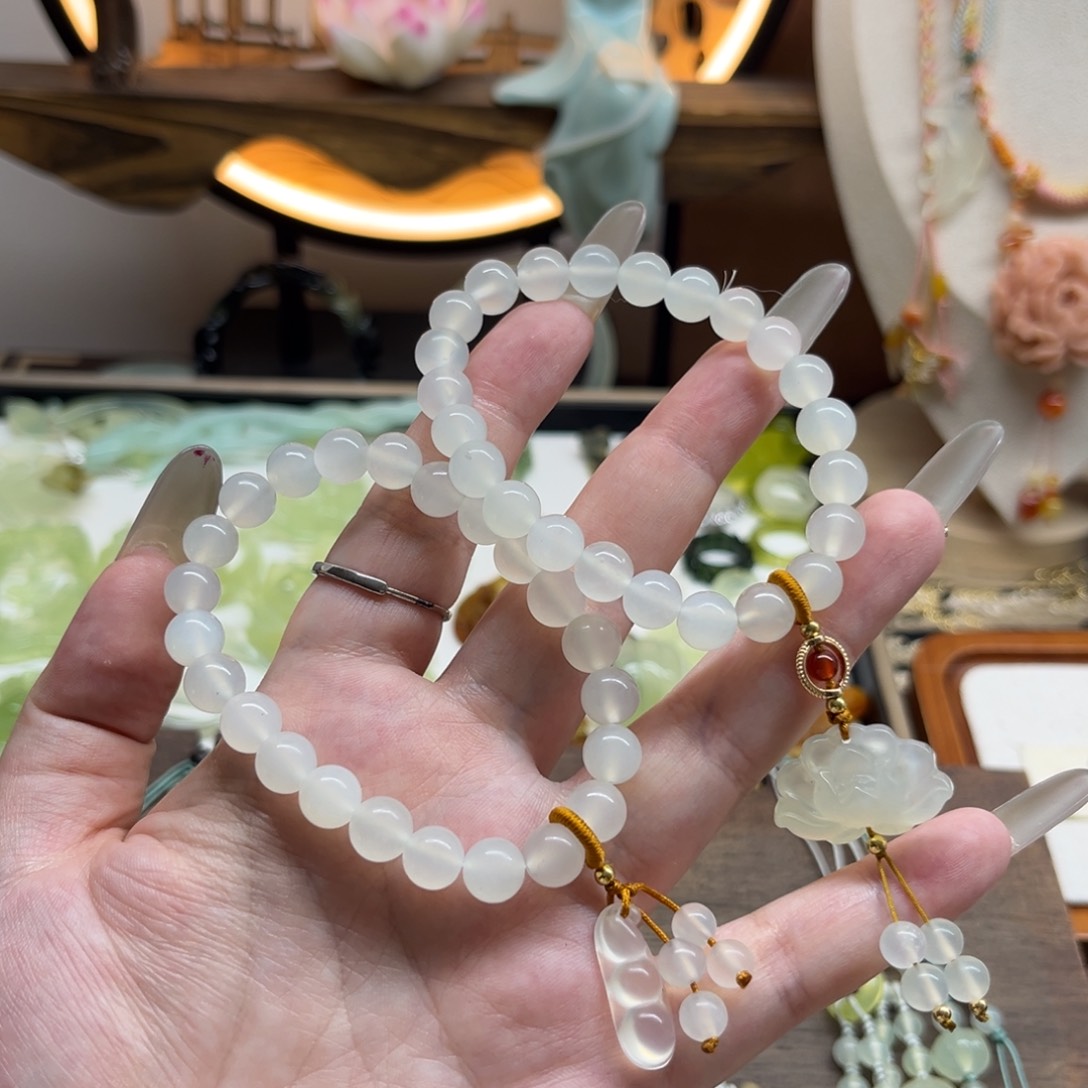 【闪购商品】未镶嵌蛇纹石玉颈饰手链任选