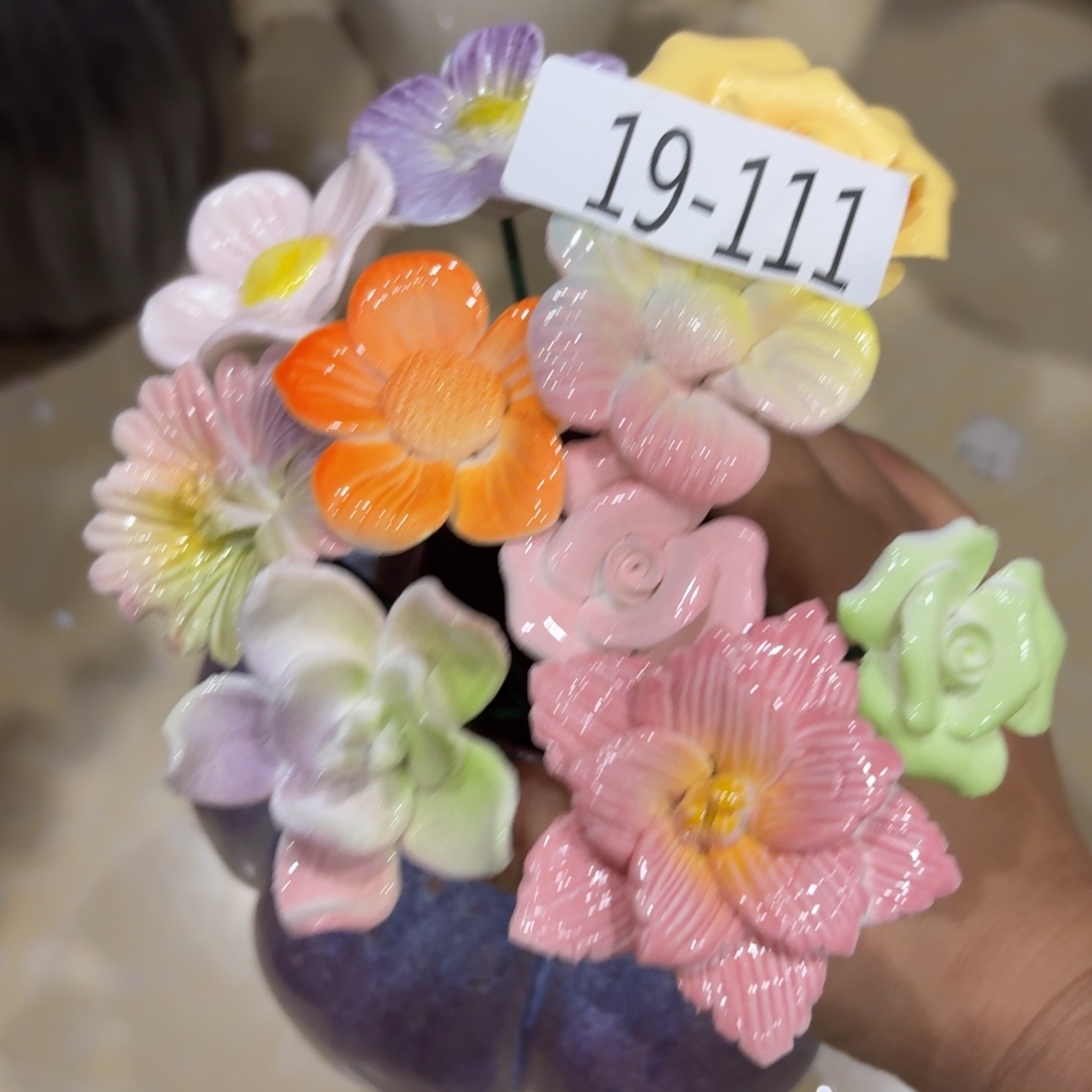 陶瓷花，20元发货，退款拉黑19111