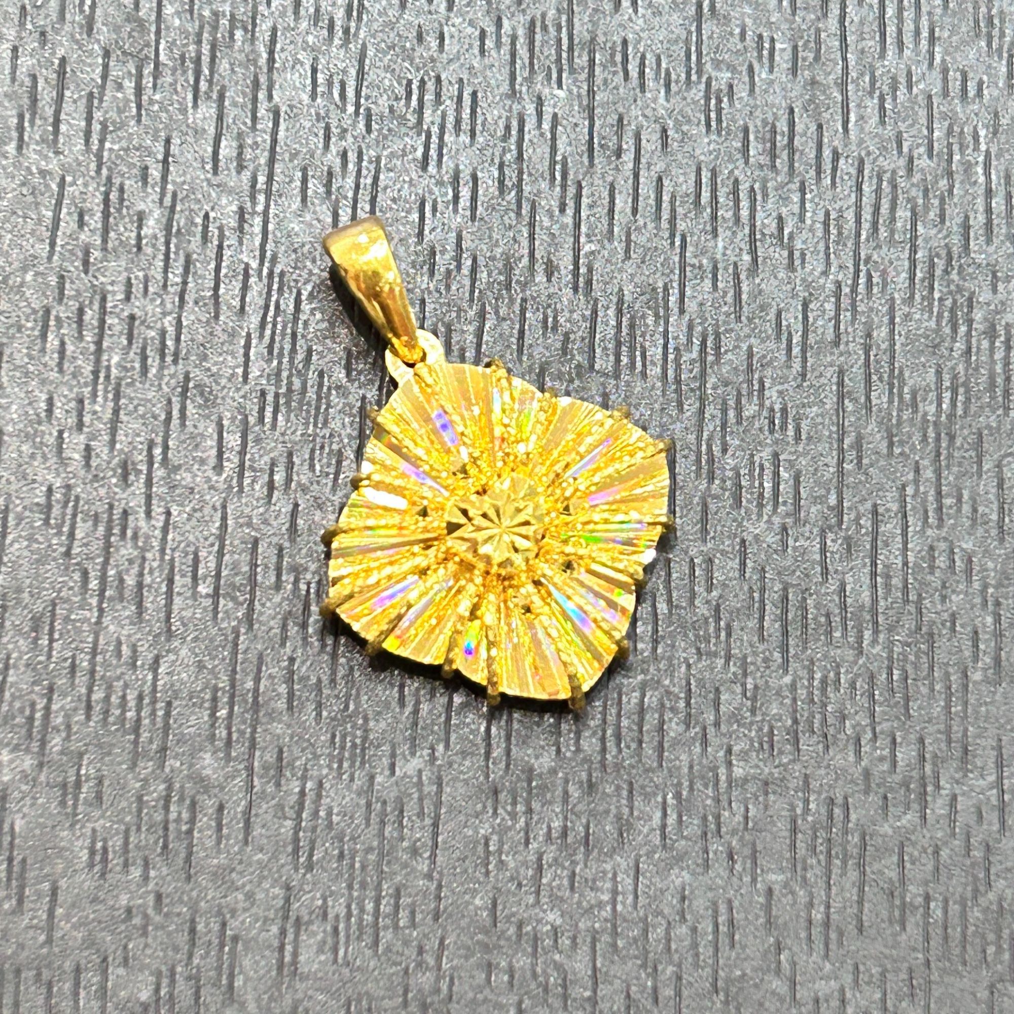 【店长专享】足金999投资金攒黄金绕线四叶草ZBHJD1561克重多退少补