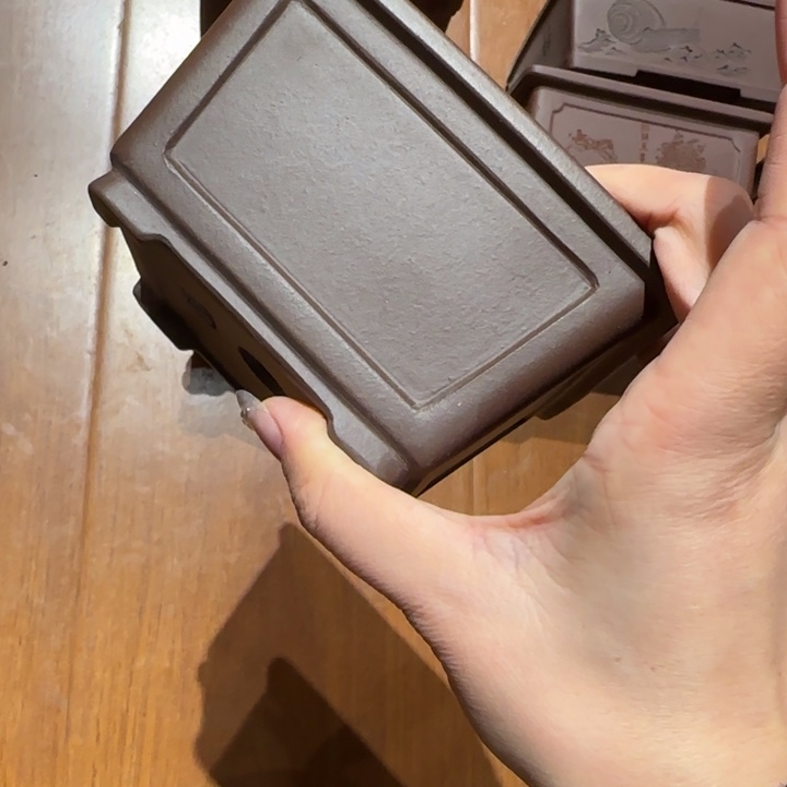 紫砂花盆口径10深度6