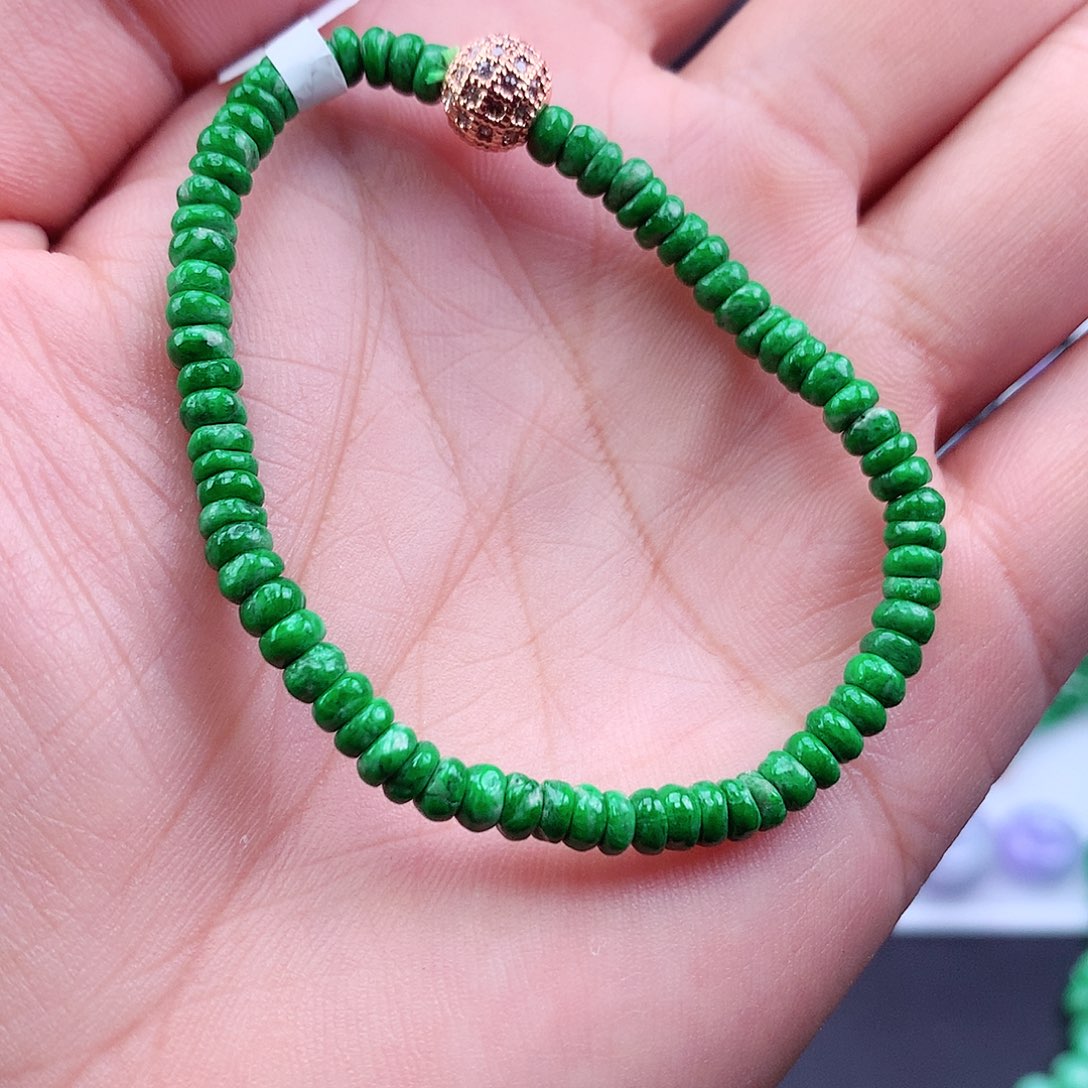 未镶嵌手链翡翠手串料子干