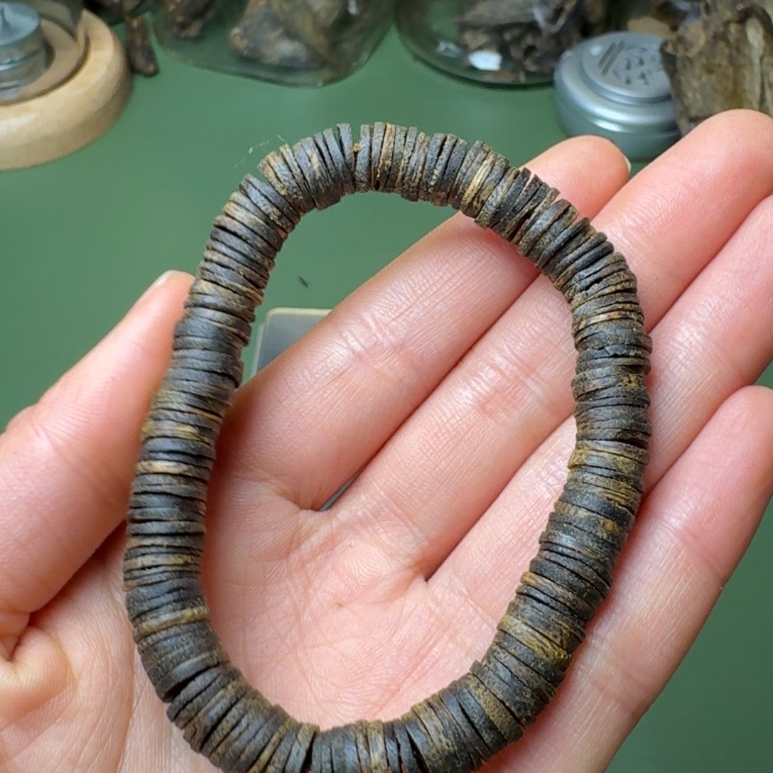 沉香手串海南老白棋沉水皮油老料8.9克