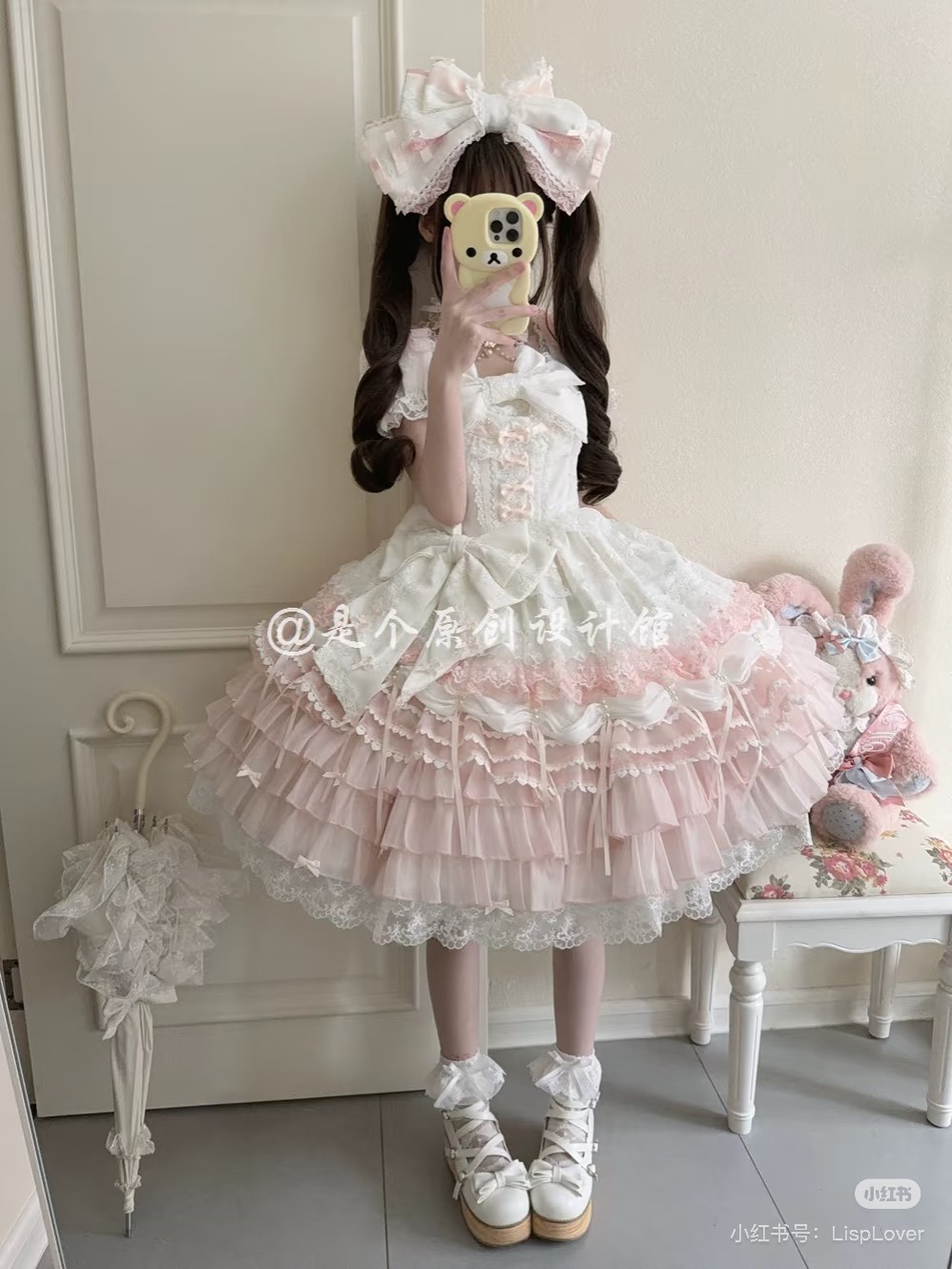 （是个原创设计官方正品）缘结恋曲lolita洛丽塔jsk