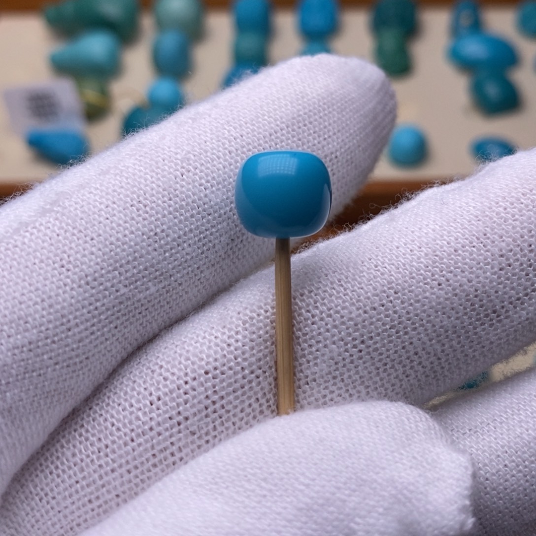 绿松石未镶嵌绿松石老型9.8