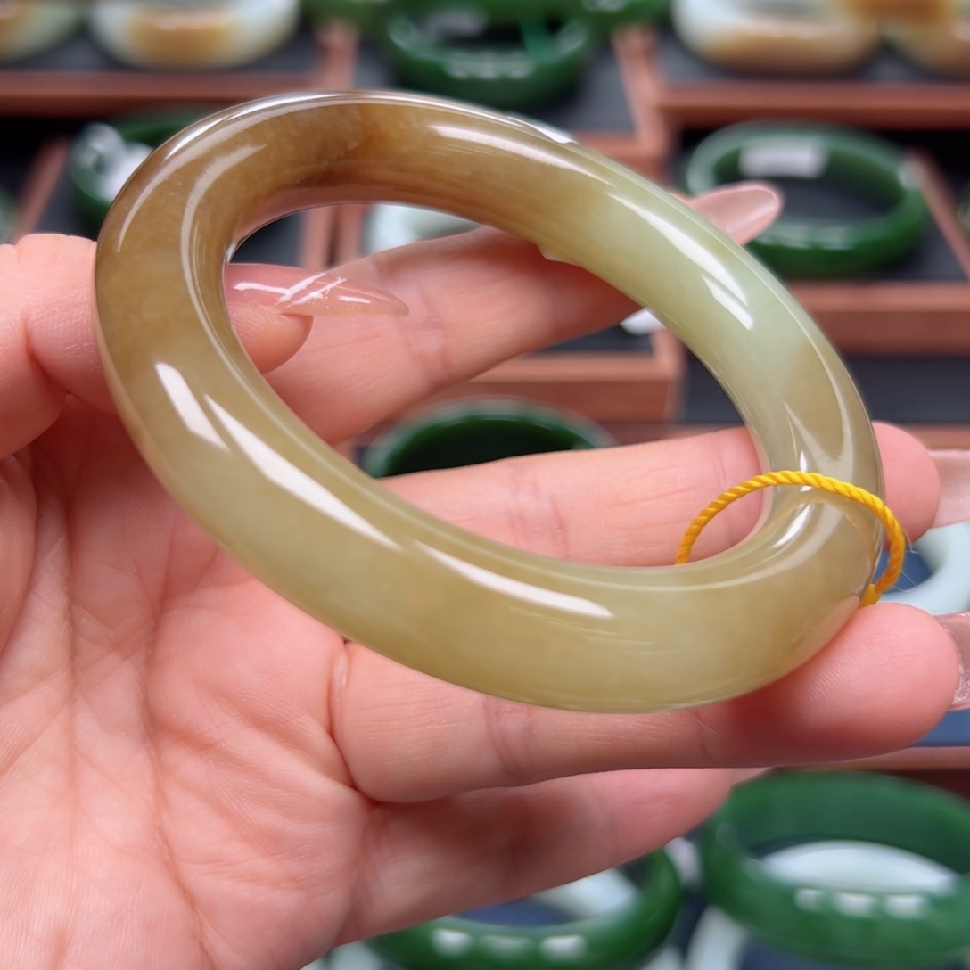 未镶嵌手镯和田玉6061圈口