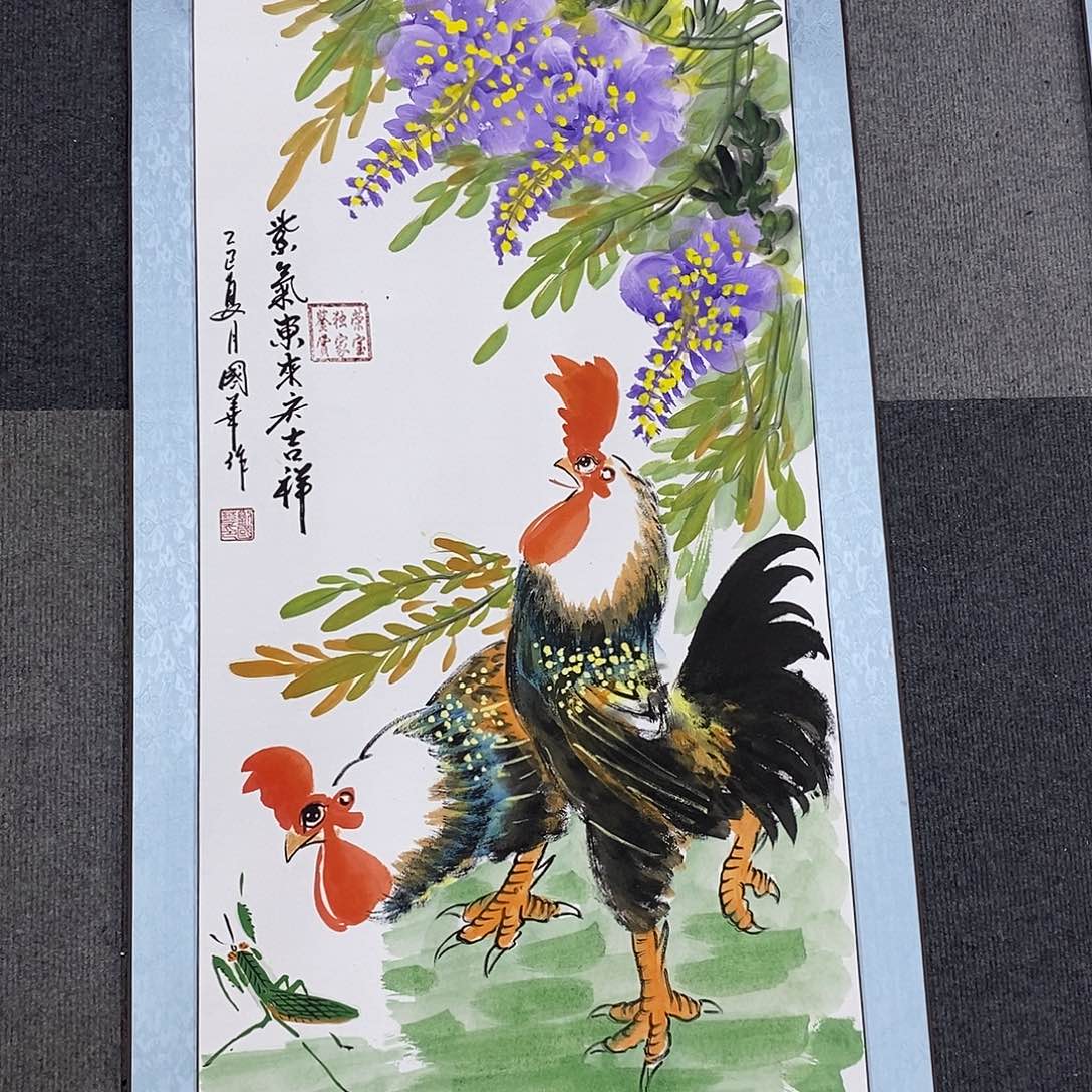 国画刘国华手绘作品1111