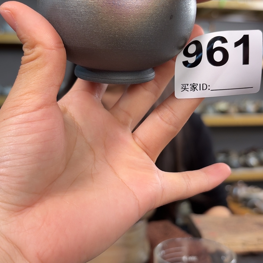 坭兴陶柴烧全手工原矿泥料杯100cc