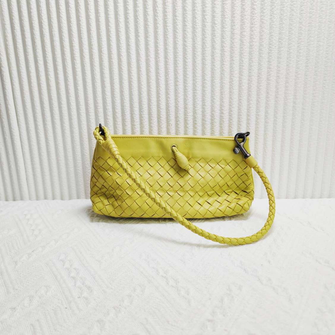 95新 BOTTEGA VENETA/葆蝶家 bv葆蝶家编织手提包麻将包