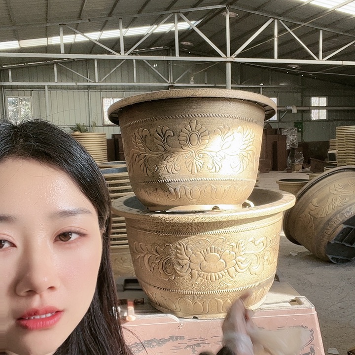 圆形83花盆2个无孔