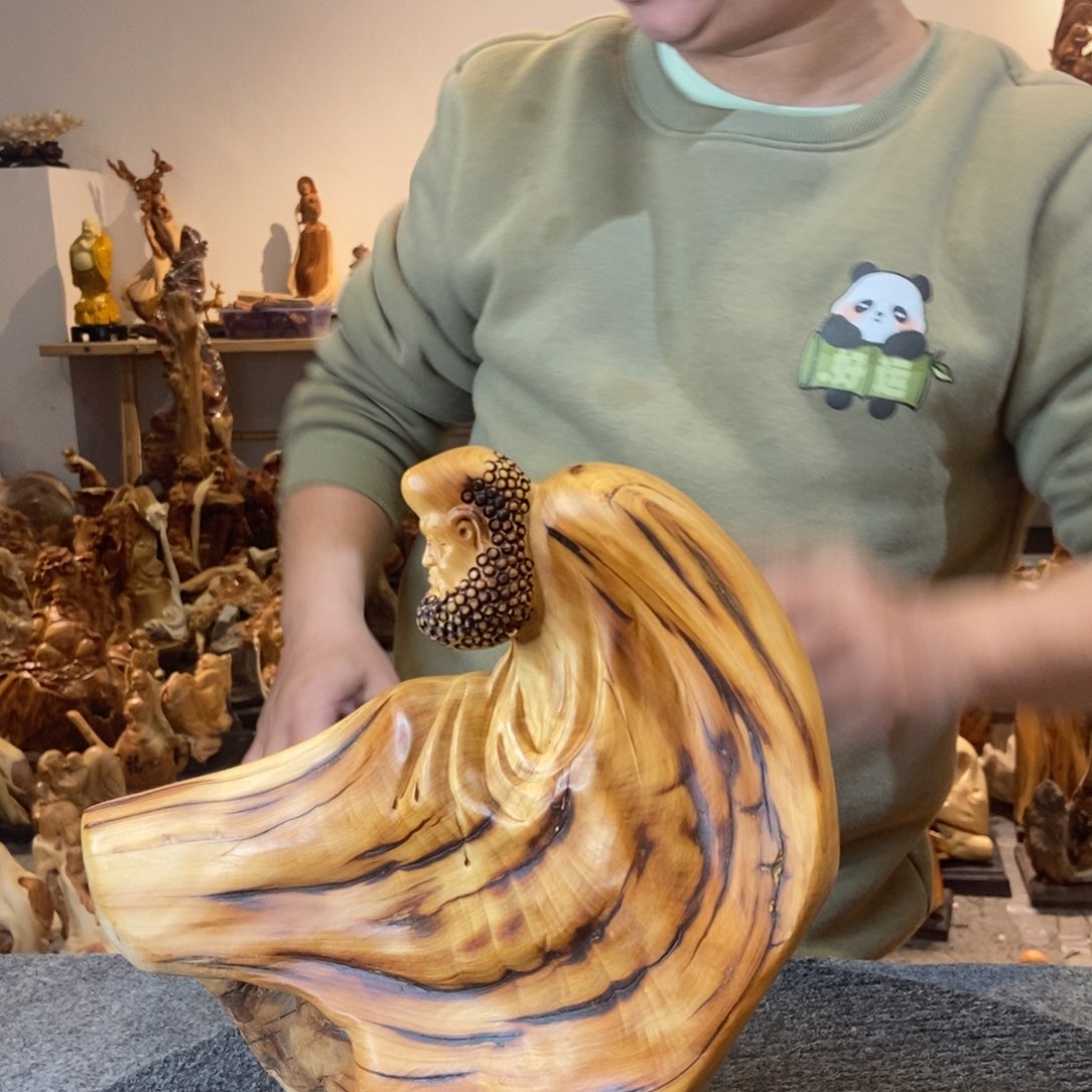 柏木（崖柏）太行崖柏根雕摆件