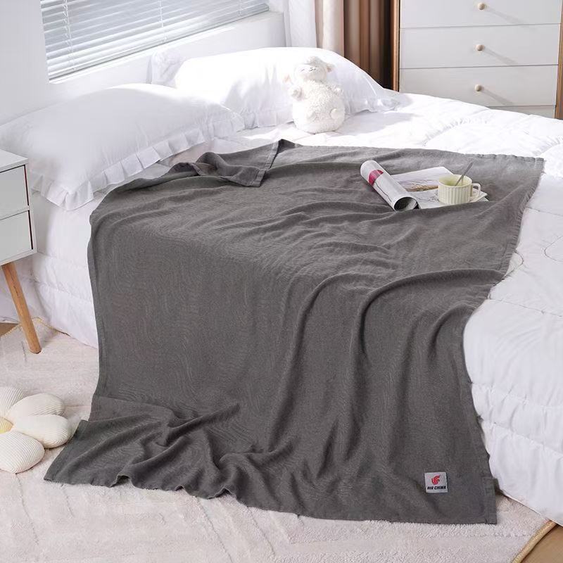 【全新飞机毯】灰色单人飞机毯航空